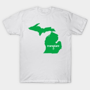 Michigan Transplant MI Detroit Green T-Shirt